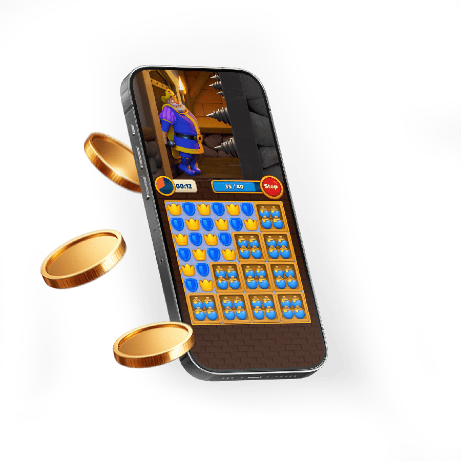 Casual and hybrid casual mobile game icons illustrating the shift in monetization strategy